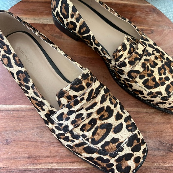 Something Navy Cheetah Loafer - Picture 2 of 4